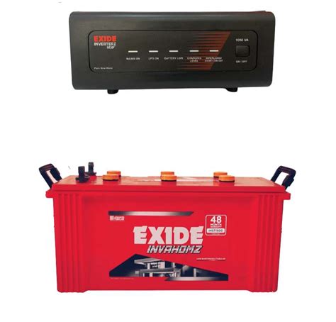 Exide Star Va Inverter Exide Inva Homz Tubular Battery Combo