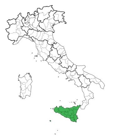 Mapa de SICILIA • Italia • Información 【enero 2025