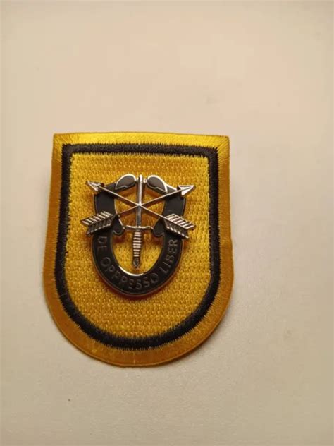 US ARMY 1ST Special Forces Group Beret Flash And Badge EUR 12 06