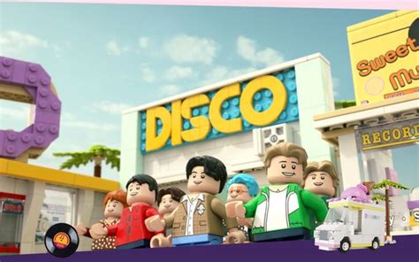 LEGO เปดตวรานขายตวตอ ธม Dynamite ของวง BTS