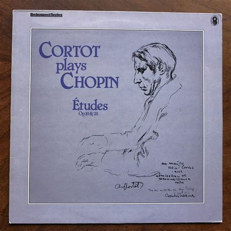 Chopin Etudes Op Op Alfred Cortot Piano Emi