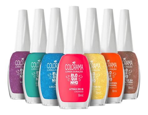 Kit Esmaltes Colorama Cole O Bloquinho Cores Ml Mercadolivre