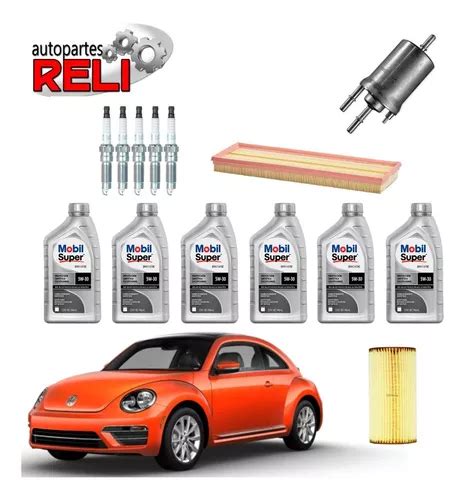 Kit Afinacion Para Vw Beetle 2 5 Aceite 5w30 Sintetico