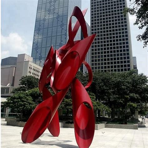 Industrial art red sculpture | Industrial art red sculpture