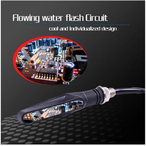 Universal Flowing Water Flicker Led Motorcycle Turn Signal Indicators