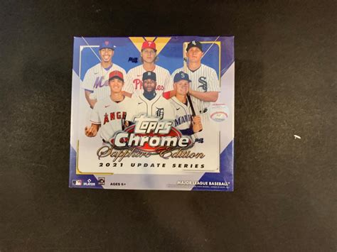 Sold At Auction 2021 Topps Chrome Sapphire Edition Baseball Update