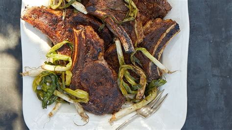 Coating Rib Eye Steaks With A Mixture Of Spanish Smoked Paprika Garlic Powder Oregano And