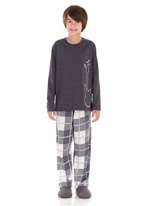 Pijama Juvenil Masculino H Belle Lingerie Comercial