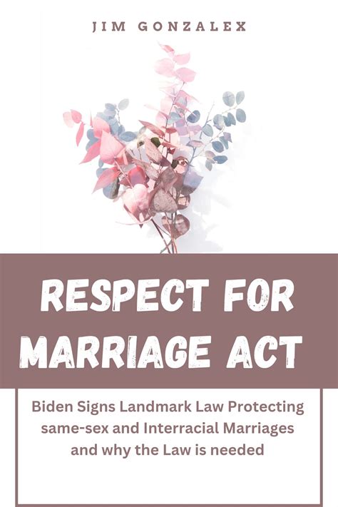 Respect For Marriage Act Biden Signs Landmark Law Protecting Same Sex