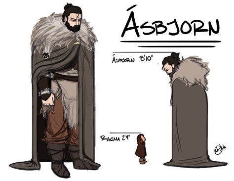 ArtStation - Ásbjorn Reference Sheet