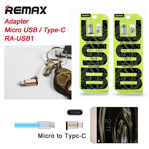 Remax Ra Usb Micro To Type C Adapter Micro Usb Type C