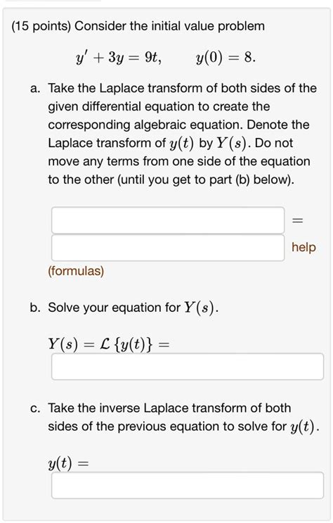 Solved Points Consider The Initial Value Problem Y Y T Y