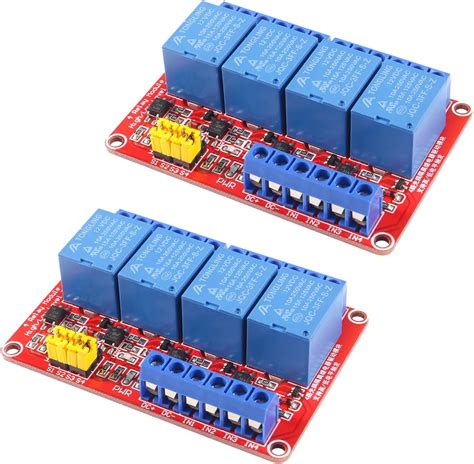 Hiletgo 2pcs Dc 24v 2 Channel Relay Module With Isolated