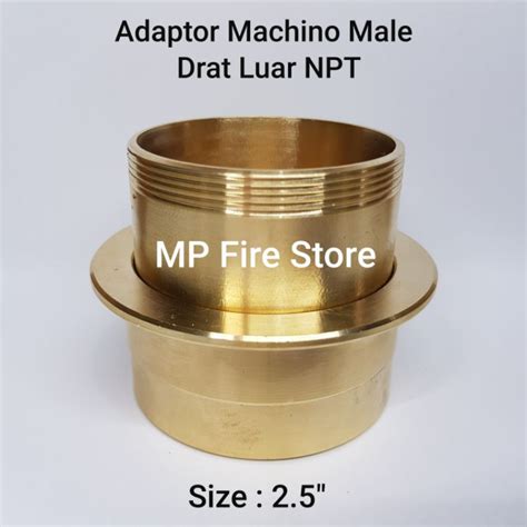 Jual Adaptor Pemadam Machino Male Cowok In Drat Luar Npt Hydrant