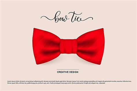 Realistic Red Polka Dot Bowtie Icon For Mens Fashion Vector Realistic Bow Tie Silk Png And