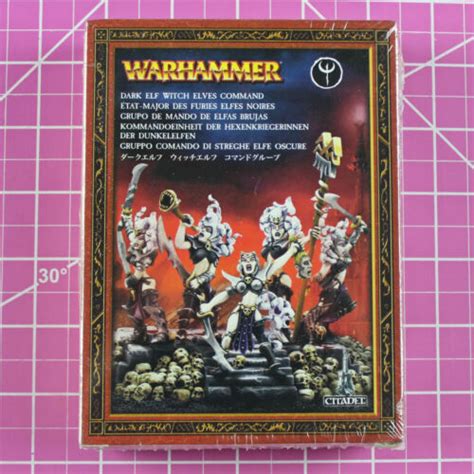 Warhammer Dark Elf Witch Elves Command Nib Metal Oop Games Workshop