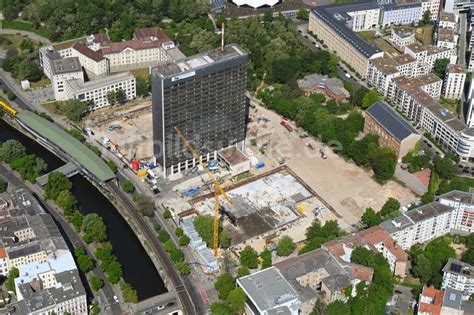 Berlin Von Oben Umbau Und Sanierung Des Hochhaus Geb Ude Auf Dem