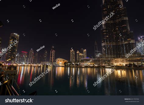 Burj Khalifa Night View Dubai Uae Stock Photo 651707452 | Shutterstock