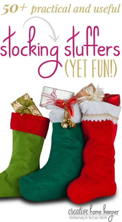 50 Practical And Useful Yet Fun Stocking Stuffers Creative Home Keeper