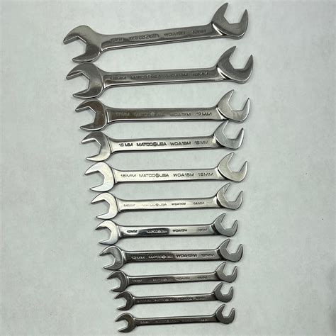 Open End Wrench Set