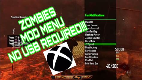 2020 New Black Ops 2 Zombies Mod Menu Tutorial Doesnt Freeze Xboxone Xbox360 Youtube