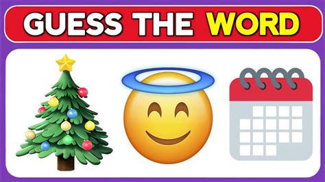 Can You Guess The CHRISTMAS Word By Emoji Christmas Quiz YouTube