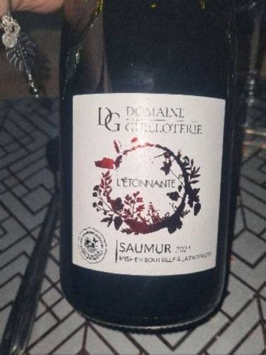 Domaine De La Guilloterie L Etonnante Saumur Vivino US