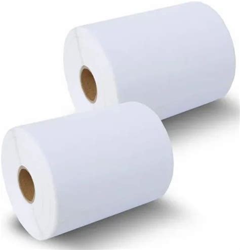 Plain White 20m Thermal Paper Roll For Receipt GSM 80 GSM At Rs 25