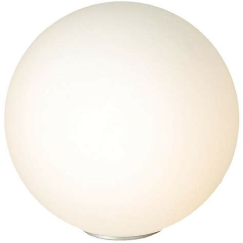 Linea Verdace Bolla Globe Tischlampe Nickel Satiniert