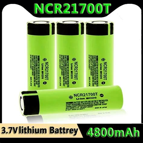 New Original Brand 3 7V NCR21700T Lithium Ion Battery 4800mAh Large