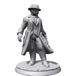 Detective Noire Made With Hero Forge