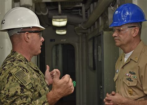 DVIDS Images Force Master Chief James W Osborne Visits USS Blue