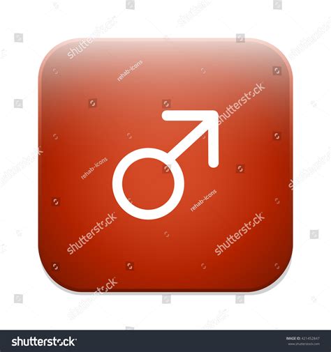 Male Sign Icon Male Sex Button Stock Vector Royalty Free Shutterstock