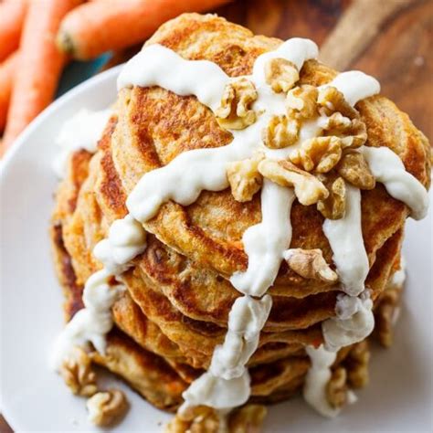 Carrot Cake Pancakes Spicy Southern Kitchen