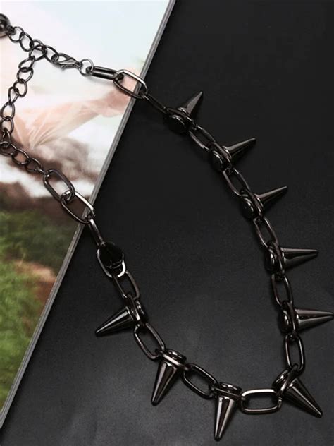 Punk Fashion Dark Gothic Retro Rivet Necklace