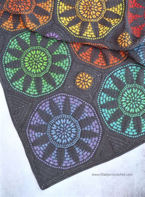 Stained Glass Wonder Crochet Blanket Or Pillow Lillabj Rn S Crochet