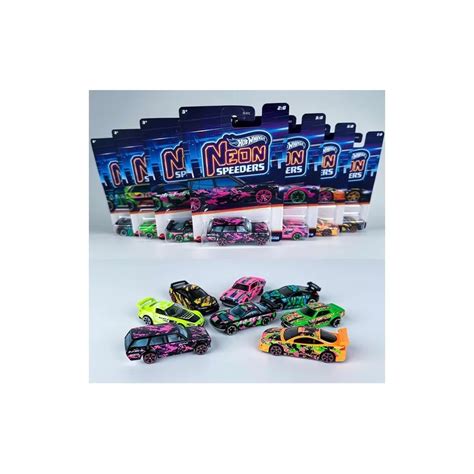 Hot Wheels Set X Neon Speeders Playmaniac