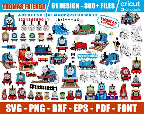 Thomas the Train Svg, Thomas and Friends Svg Train Svg for Cricut ...