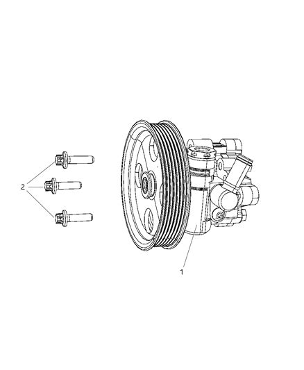 Power Steering Pump Dodge Avenger