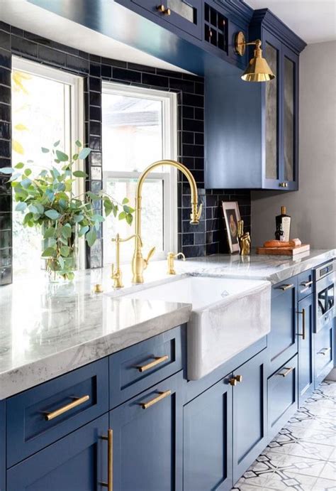 Dark Blue Subway Tile Backsplash - Diy Projects