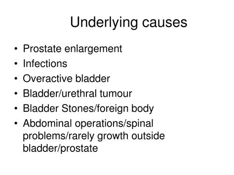 Ppt Lower Urinary Tract Symptoms Luts In Elderly Males Powerpoint