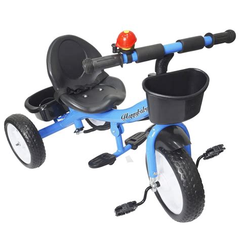 Triciclo Infantil 2 Em 1 Empurrador Motoca Velotrol BW082AZ Azul