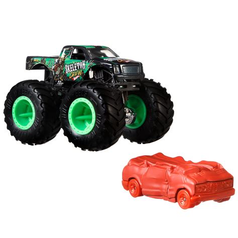 Hot Wheels Monster Trucks Skeleton Crew Combo Pack Walmart