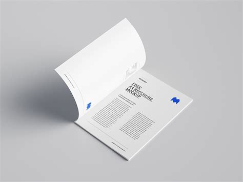 Free A4 Brochure Mockup