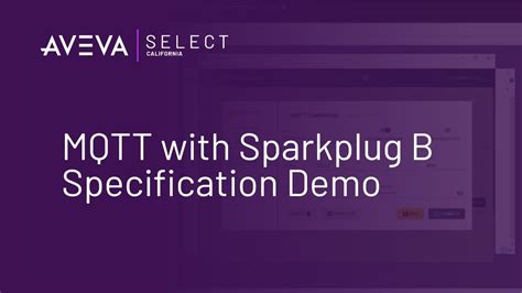 Mqtt With Sparkplug B Specification Demo Youtube