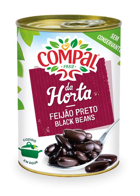 Feijao Preto Compal 410 G Supermercado Portugal