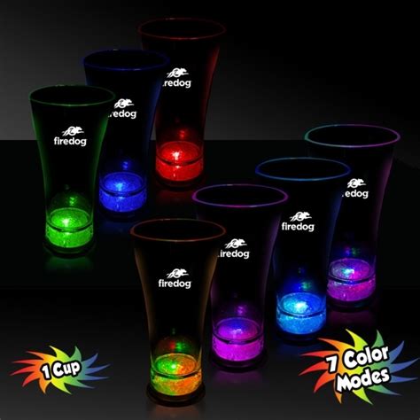 Oz Led Light Up Pilsner Glass Impact Promos By Romo Creations Llc