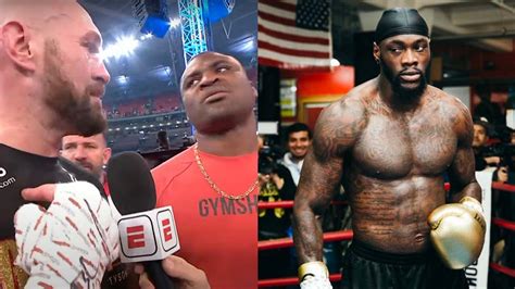 Sans Langue De Bois Deontay Wilder Donne Son Avis Sur Tyson Fury Vs