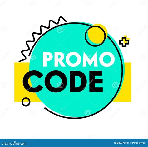 Promo Code Banner of Simple Abstract Design, Promotional Poster, Gift
