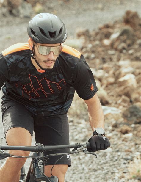 Herren Mtb Kurzarm Trikot Nervesa Mit Rei Verschluss